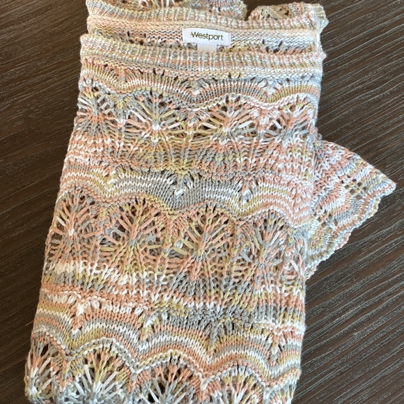 Westport knit sweater in pastel colors. Size extra small. - Picture 5 of 9